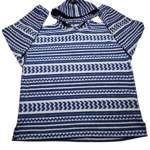 Vintage Tribal Pullover Hoodie Creative Edge 90's Men's Size XL Soft Fleece